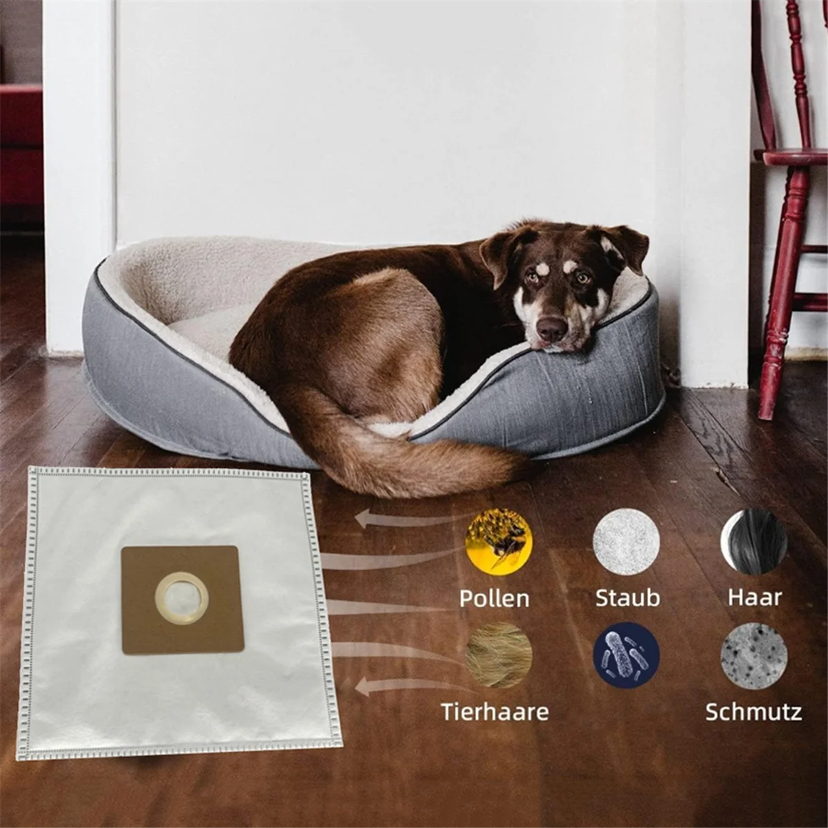 NEN170 진공 청소기 액세서리 교체 부품 용 FZFZ 먼지 봉투 부직포 쓰레기 먼지 봉투 12PCS