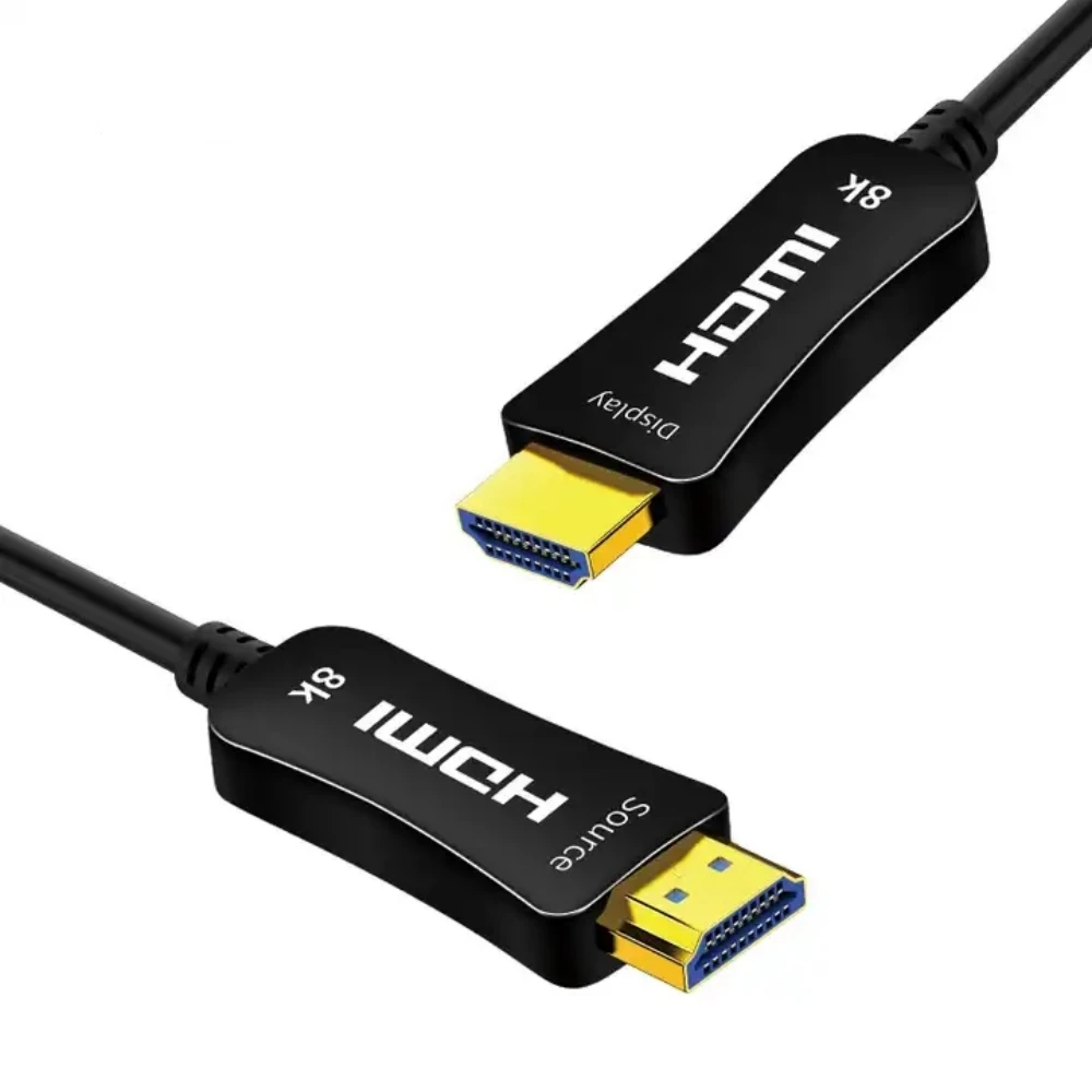 HDMI 2.1 Cable hdmi AOC Fiber Optic Cable 8K@60Hz 4K@120Hz 48Gbps High-Speed eARC UHD HDR 20m 30m 50m for PS4 PS5 Xbox Apple-TV
