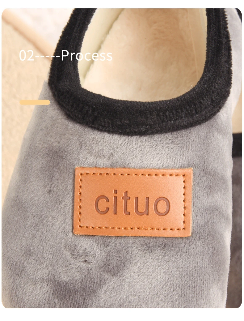 Winter Kinder Boden Schuhe Für Baby Hausschuhe Kinder Plüsch Warme Jungen Mädchen Weiche Anti-slip Kinderzimmer Indoor Schule Kinder schuhe – Detail 3