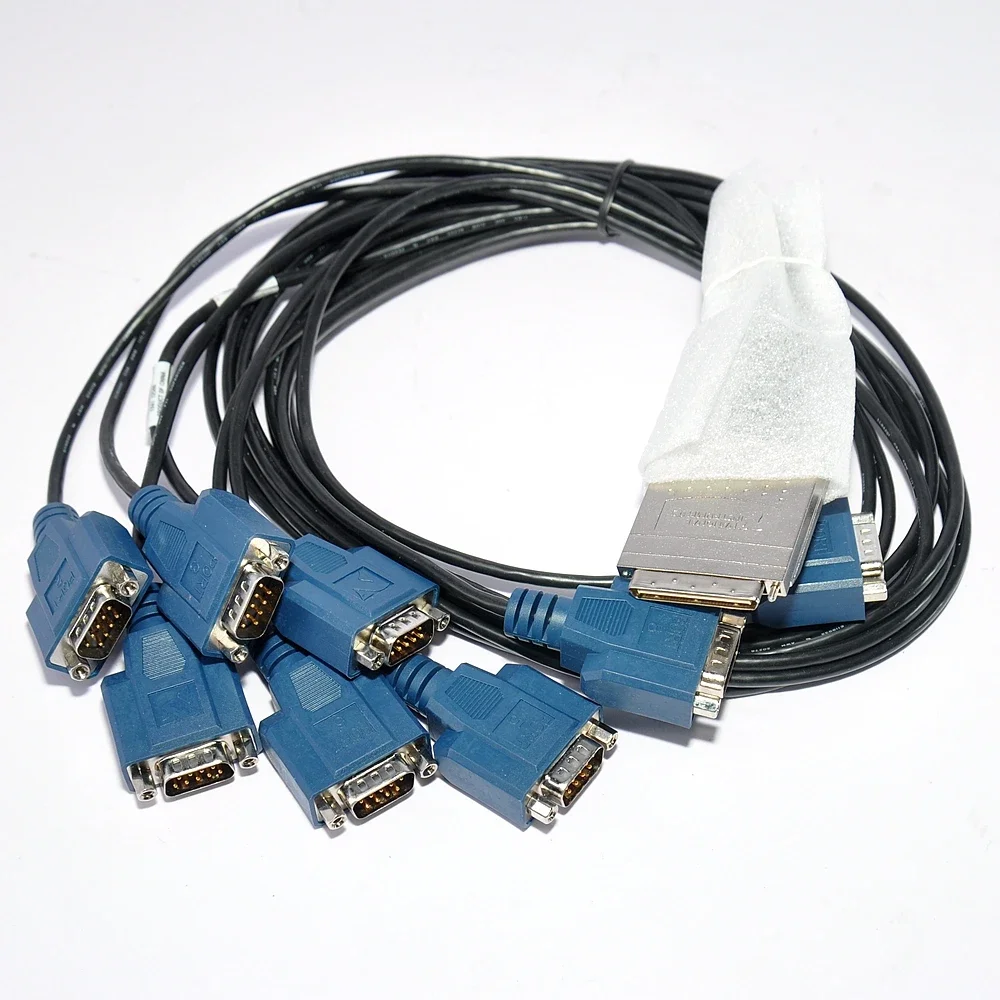 

New NI SH68-8DB9 Serial Cable RS232 Cable 197545-01 9Pin Male VHDCI Male