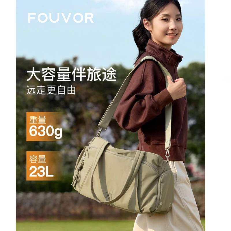 

Fouvor 2026 Large Capacity Travel Bag Unisex Weekend Carry on Bags Lightweight Handbag Crossbody Bag Fashion Sports Bag 3082-15