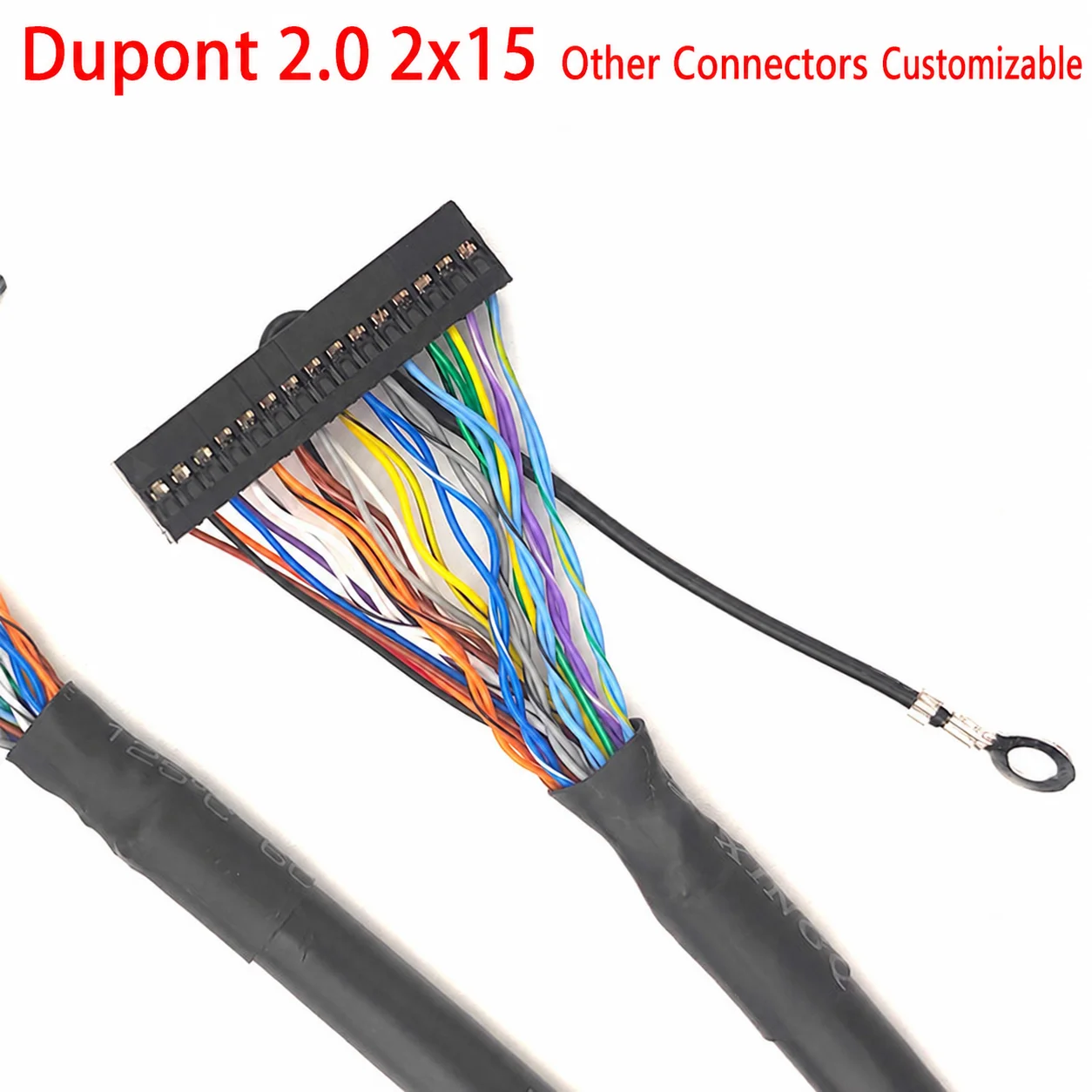FI-RE51P 51P Dual 8 AB Swap 20276 Multi-Core Shielded LVDS Display Cable 550mm-3m for LG HD LCD Screen