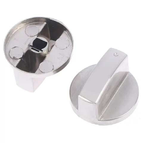 Metal 8mm Universal Silver Gas Stove Control Knobs Adaptors Oven Switch Wholesale Gift