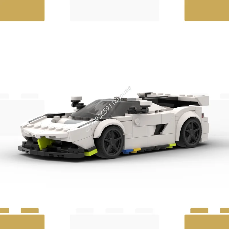 

345pcs MOC Super car Jesko Attack City Champions supercar Model Building blocks Toys Kids idea Education Christmas gifts