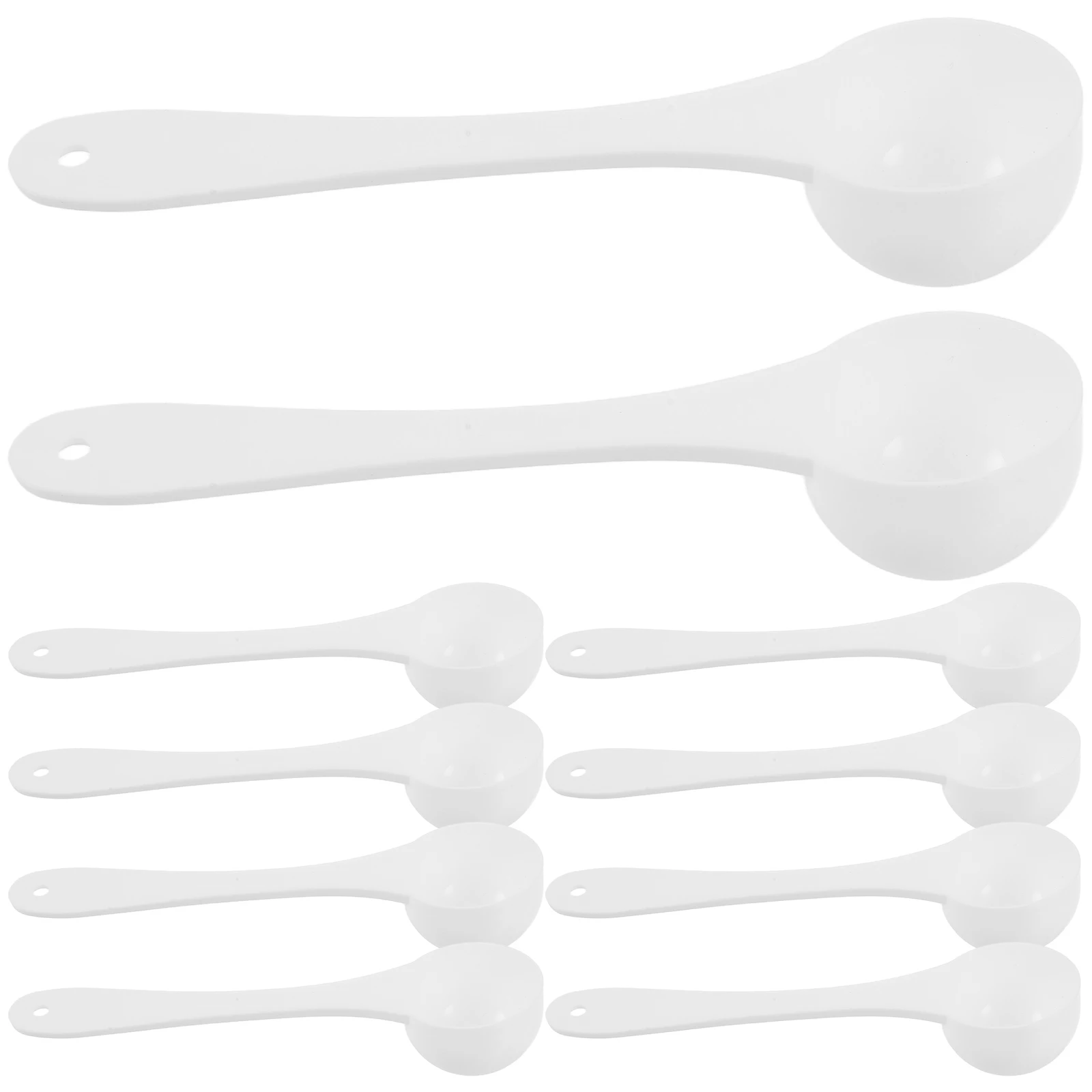 

20 Pcs Mini Measuring Spoons Tiny Plastic Spoon for Spice Jars Milk Powder Teaspoon Scoop Material Versatile Use