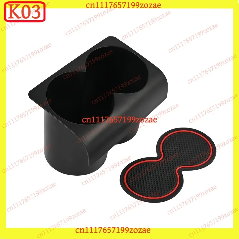 LK Car Rear Ashtray Center Console Dual Drink Cup Holder Insert Replacement Parts For BMW 3 Series E46 1999‑2006