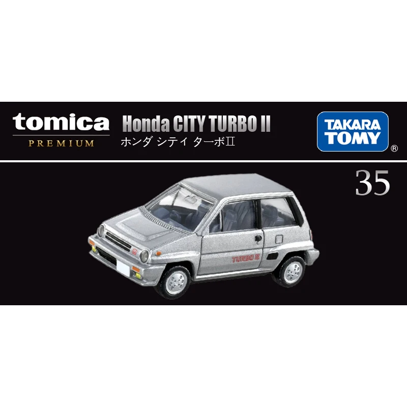 Takara Tomy Tomica NO.35 Honda CITY Flagship Version 1/55 Miniature Die-cast Alloy Car Model Children's Toy Boy Christmas Gift