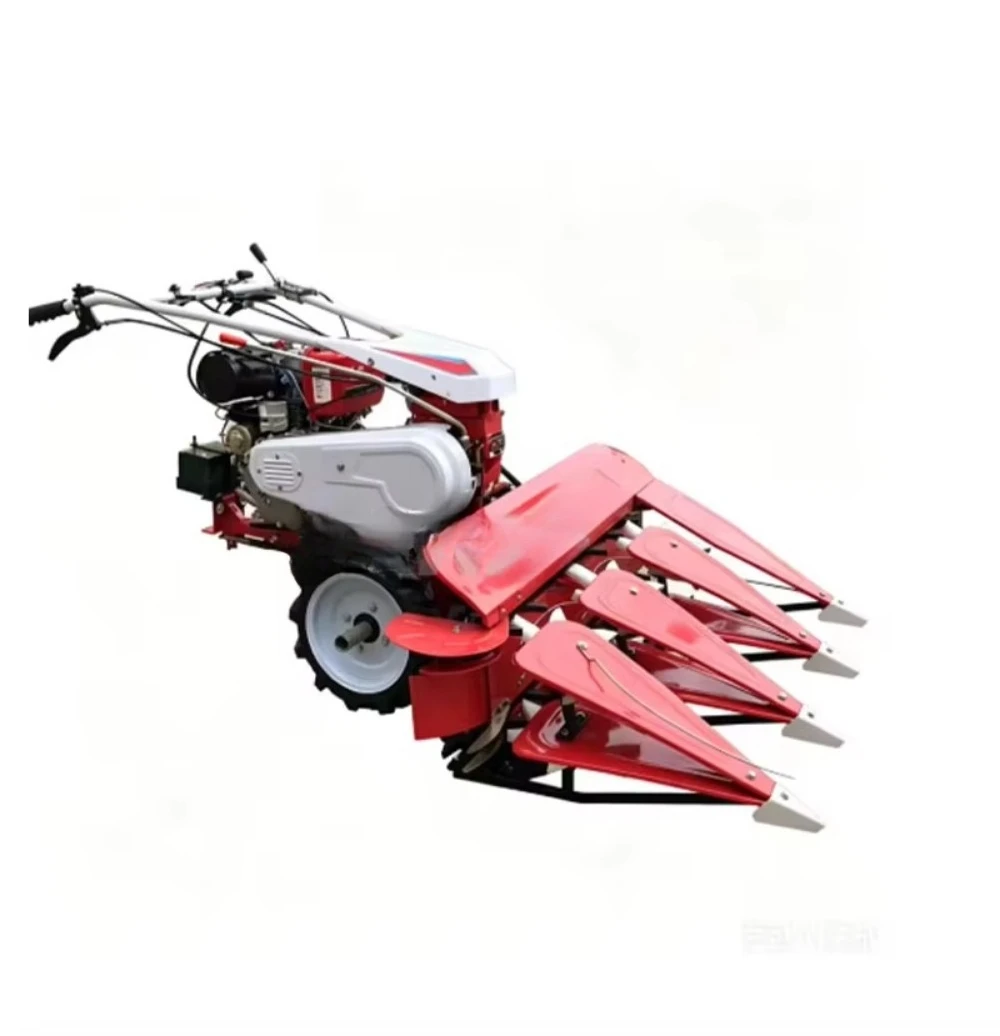 Wholesale Small Walking Harvester Machine  Optional Rice Wheat Sorghum Crop Reaper