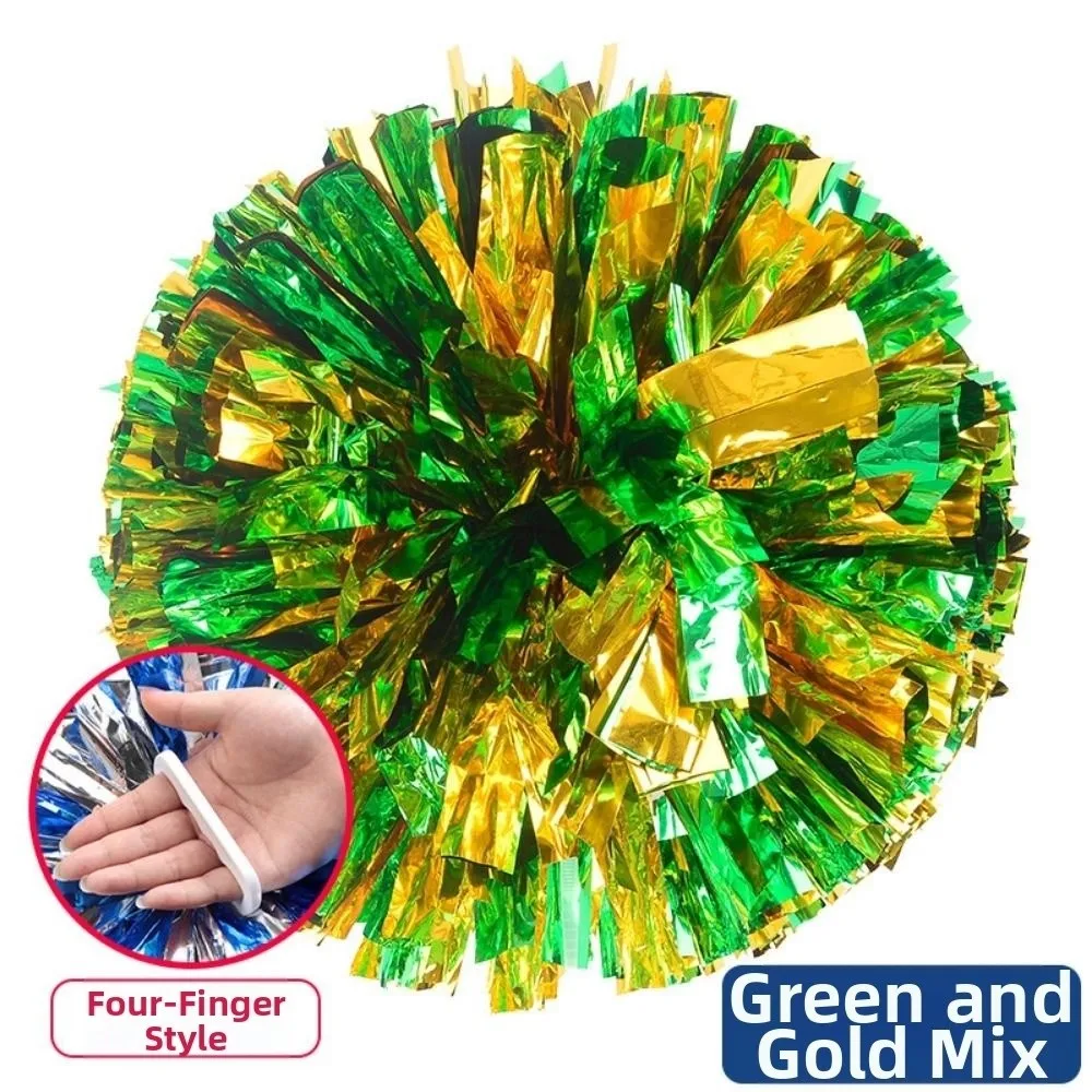 High Quality 30cm Game Pom Poms PET Come On Props Cheering Ball Multicolors Cheap Practical Cheerleading Club Supplies