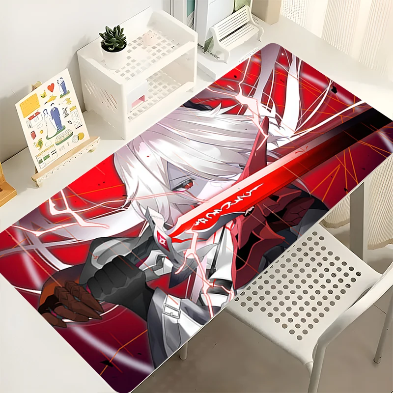 

Mousepad H-honkai Star Rail Acheron Pattern Gaming Mats PC Accessories Mouse Pad Rubber Desk Mat Non Slip Table Mat Keyboard Pad