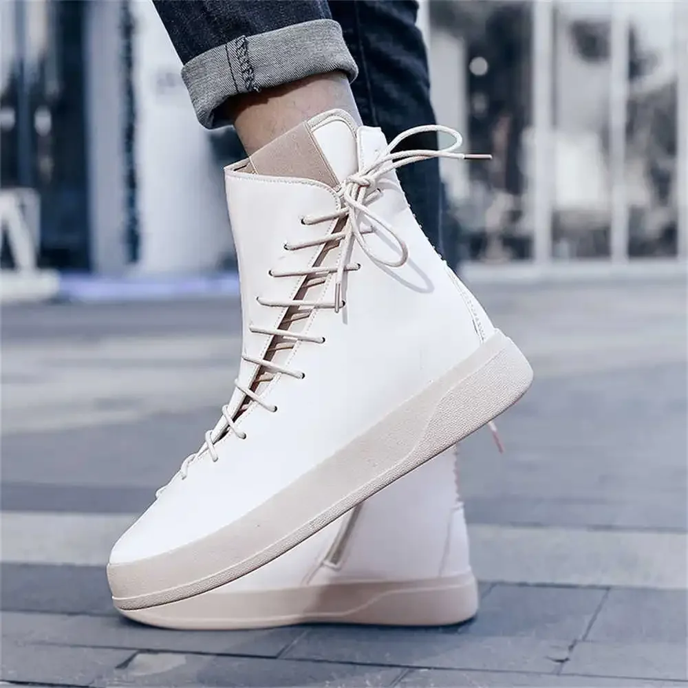 

Hightop Number 39 White Shose Mens Black High Top Sneakers Shoes Men's Black Boot Sports Workout Special Wide Fat Basquet