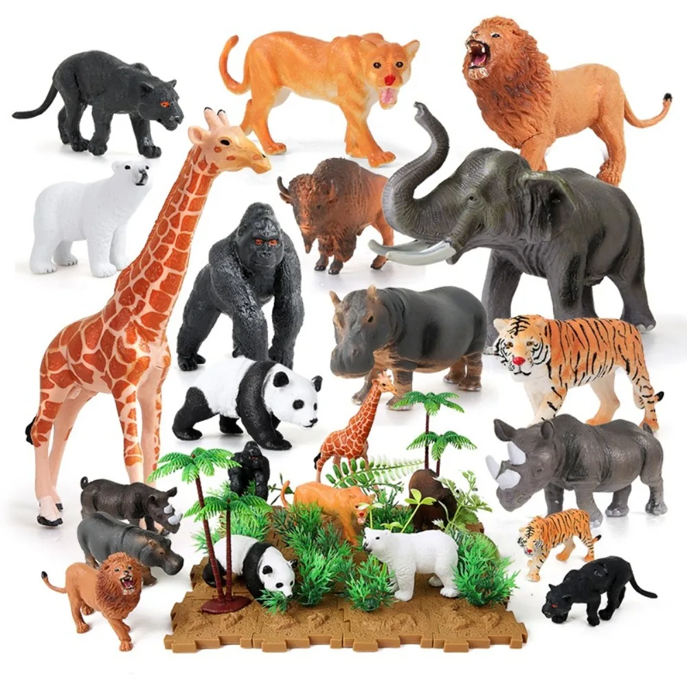 

Simulation Farm Animal Model Toy Mini Realistic Animal Action Figures Poultry Education Lifelike Animal Figurines Collection