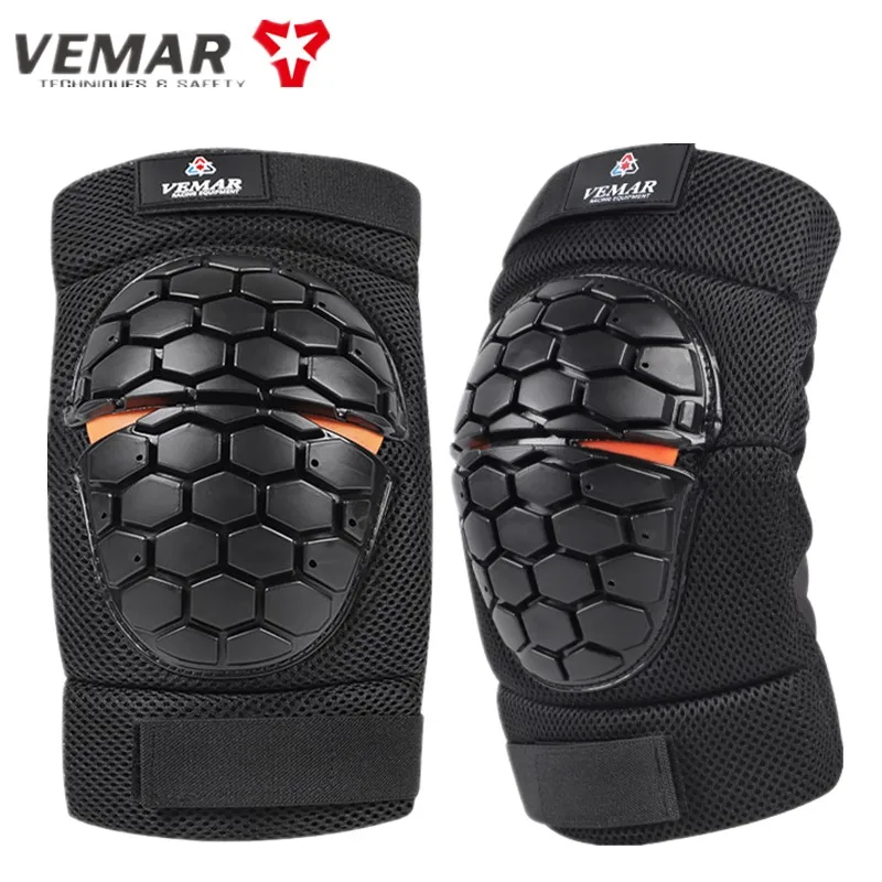 

VEMAR Motorcycle Knee Pads MTB DH MX Dirt Bike Moto Knee Brace Support Guards Motocross Kneepads Protective Gear M-XL
