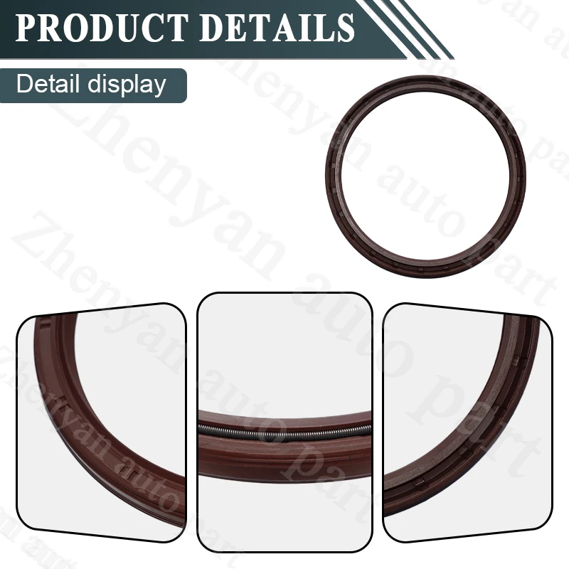 Zhenyan Crankshaft Seal Engine for Chevrolet Captiva 2010~2020 for Chevrolet CRUZE 5 2012~2016 ORLANDO (J309) 2012~2018 96868243