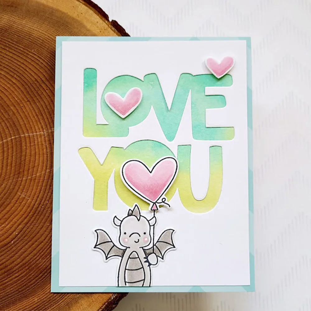Flags Confetti And Celebratory Sentiments Stamp and Cutting Dies Cherry On Top Clear Stamps For DIY Scrapbooking Decoration