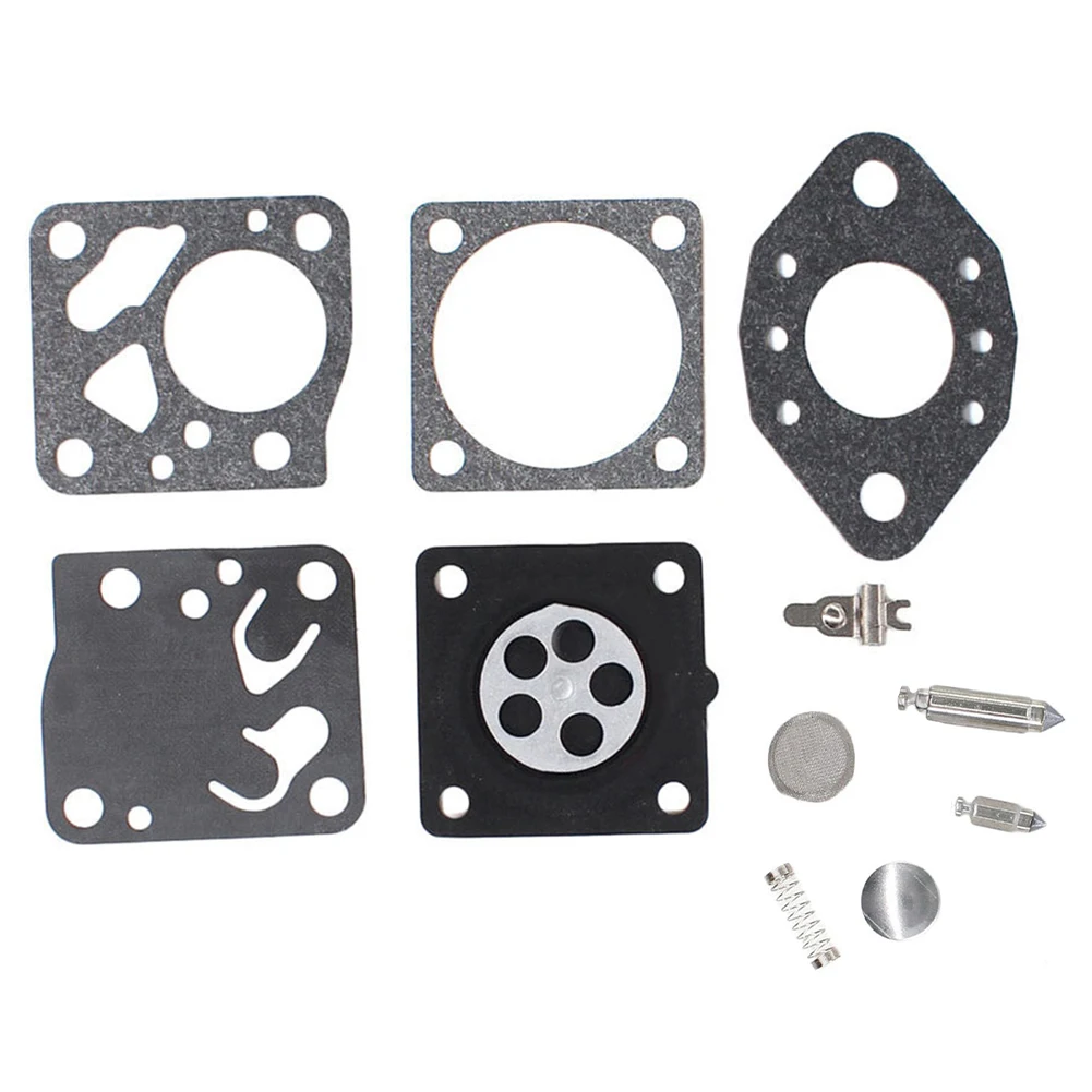 1Set Carburetor Gaskets Kit For Tillotson RK-14HU 15HU DG-2HU For Dolmar110 Garden Power Tools Carburetor Seal Membrane Kit Part view 4