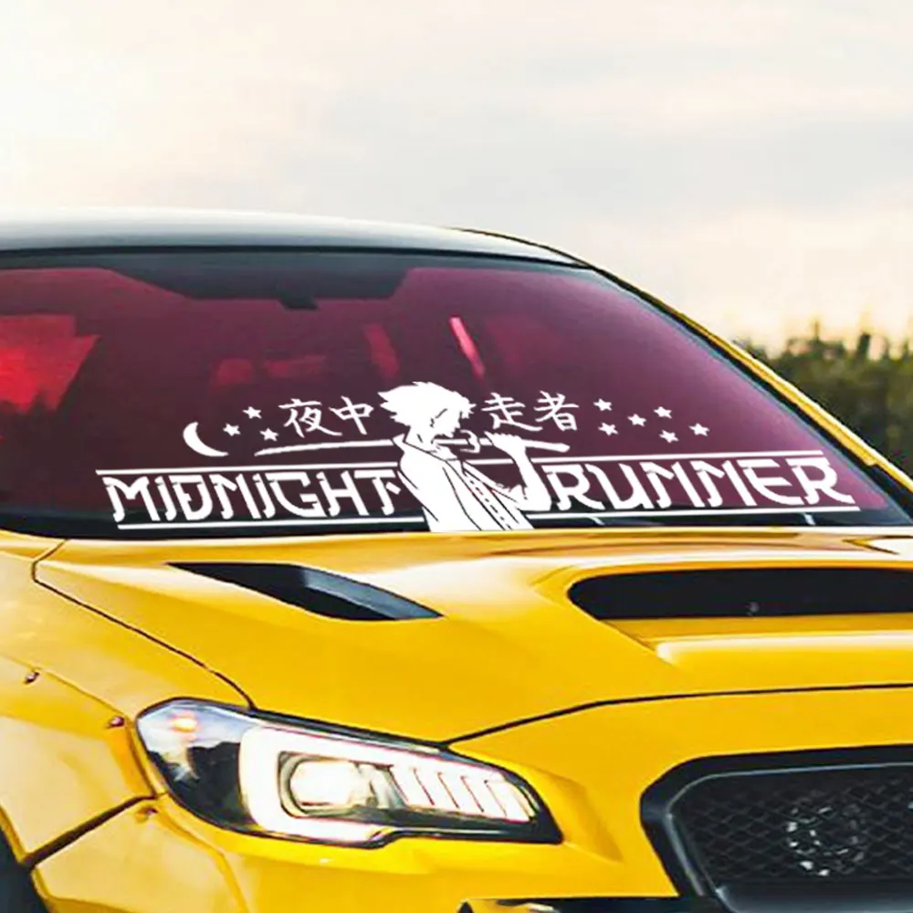 

JDM наклейка для автомобиля непромокаемые виниловые украшения для лобового стекла
