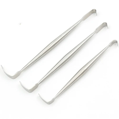 Imagen 2 del producto Retractor moldeador de nariz, Retractor de ángulo recto en forma de L, bolsa para ojos, Retractor de rastrillo de doble cabeza, instrumentos nasales, herramientas