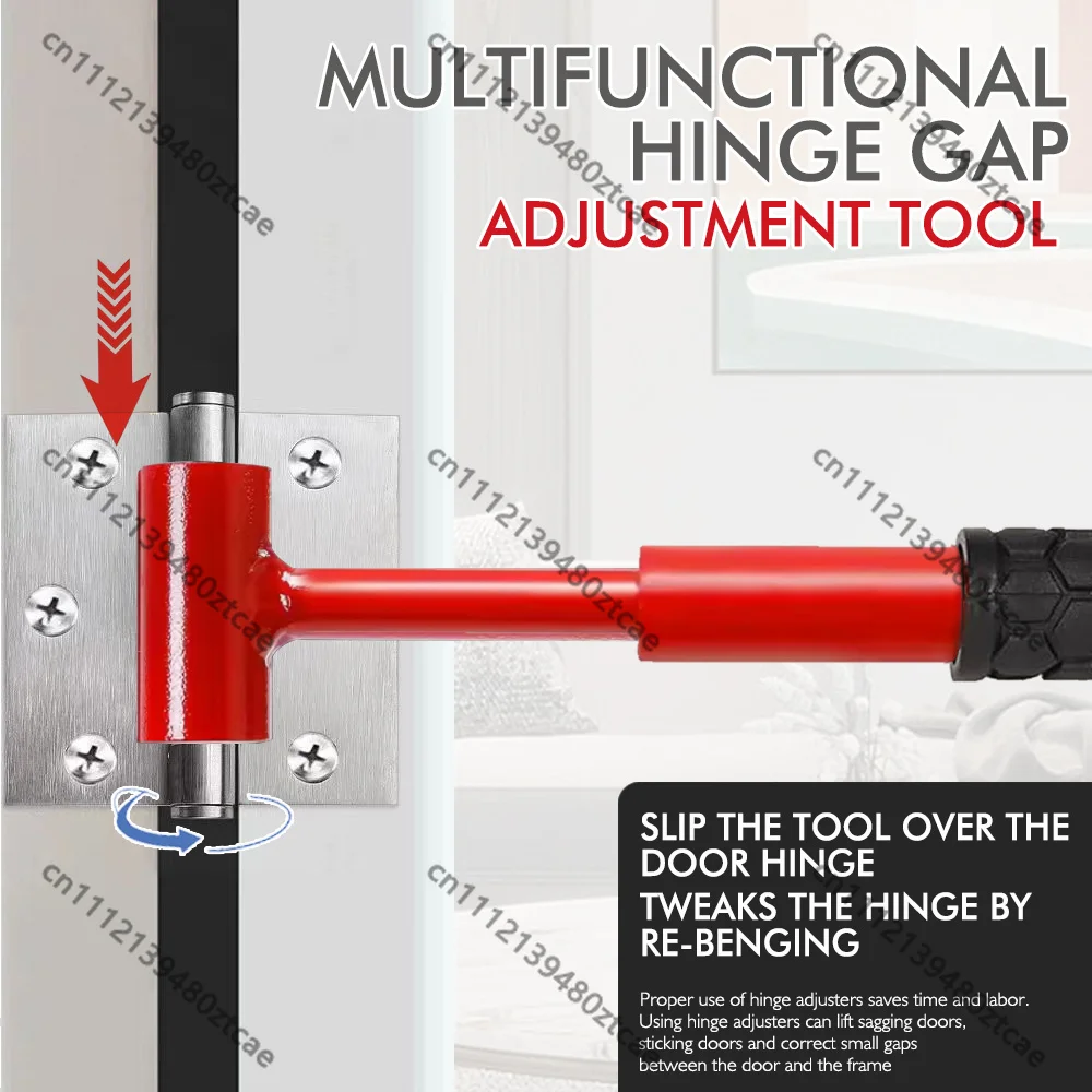 4 In 1 Heavy Duty Door Hinge Adjustment Wrench Hinge Bender Tool For Hinged Door Gap Alignment Repair