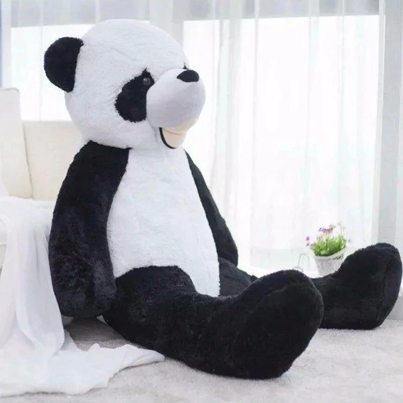 118inch Giant Panda Big Teddy Bear Skin Cover Unstuffed Plush Toys Stuffed Animals Panda Bear Skin Toys Children Girls Love Gift