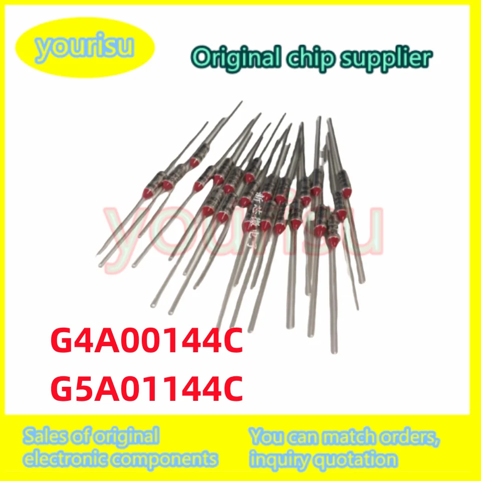 10Pcs/Lot G4A00144C G5A01144C G4A00 G5A01 TF144C 144 degree temperature fuse 250V 10A 20A