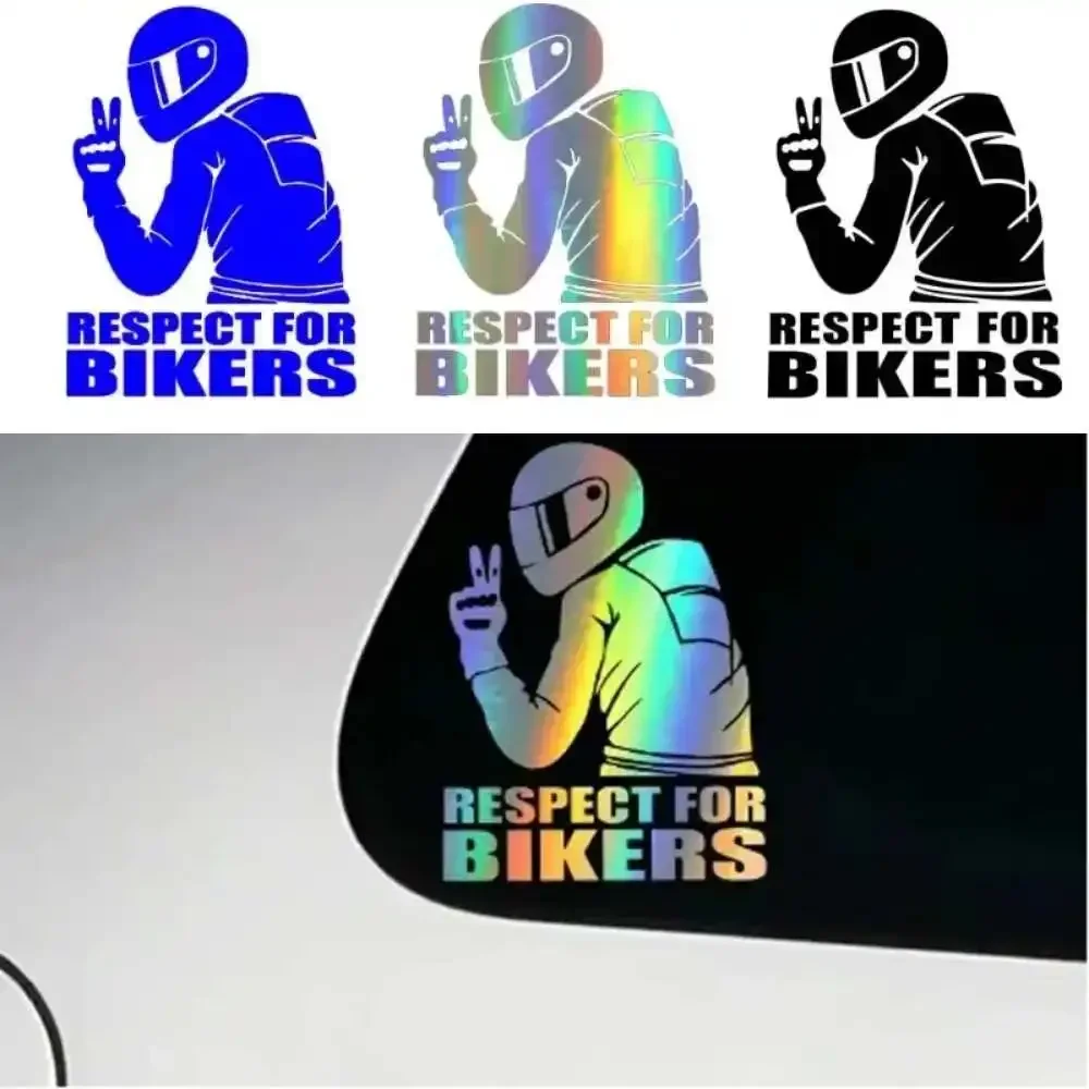 

NEW 1pc Respect Biker Decor Sticker For On Car Motorcycle Vinyl 3D Stickers Motorcycle Vinyl 3D Stickers And Decals