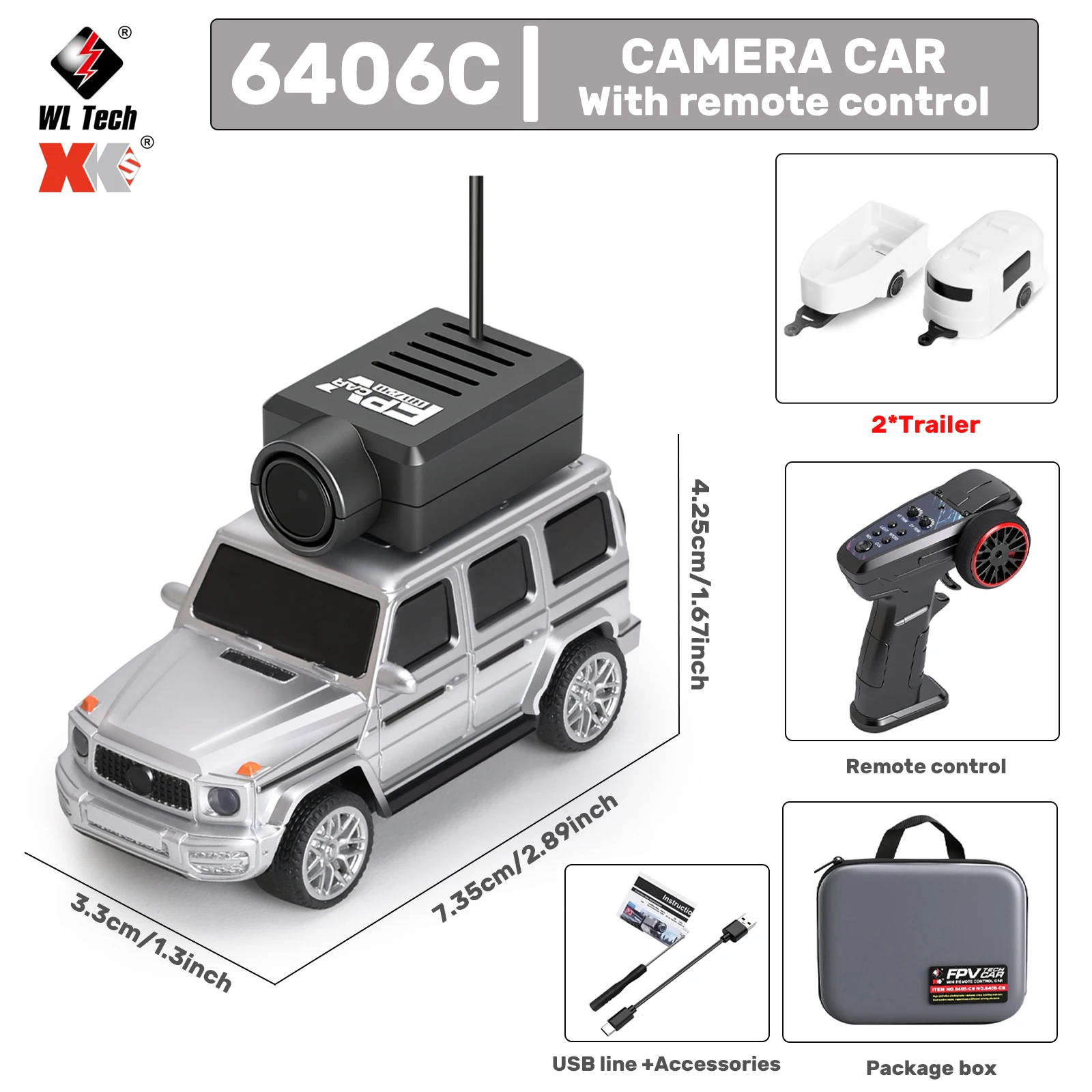 WLtoys 1/64 Mini RC Auto mit 720P FPV Kamera Wifi APP Steuerung 2,4G Reomte Contorl Racing Fahrzeug Spielzeug für Kinder 6405 6406