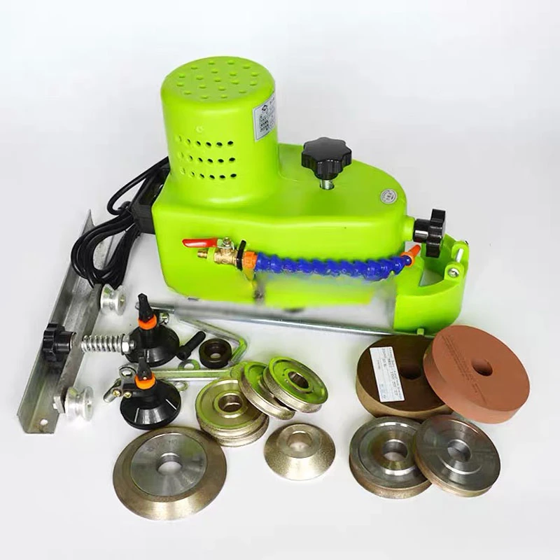 Small portable glass grinding machine can grinding glass straight edge, round edge,hypotenuse tile edging machine