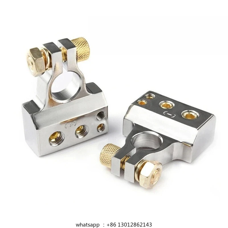 

Положительные отрицательные разъемы автомобильного аккумулятора с крышками, прокладки, модифицированный адаптер для соединения аккумулятора, автомобильные аксессуары