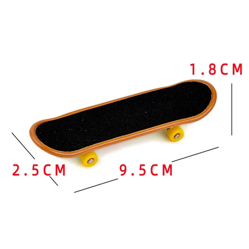 Finger Skate Board Mini Skatepark Professional Ramp Finger Skateboard Children Assembled Alloy Track Scooter Toy Finger Bicycle