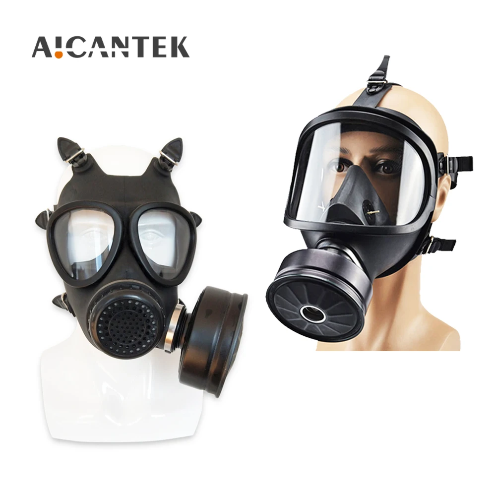 MF14 Type Gas Mask Full Face Classic Chemical Respirator Filter 87 Self-Priming Stimulation Nuclear Pollution Protection