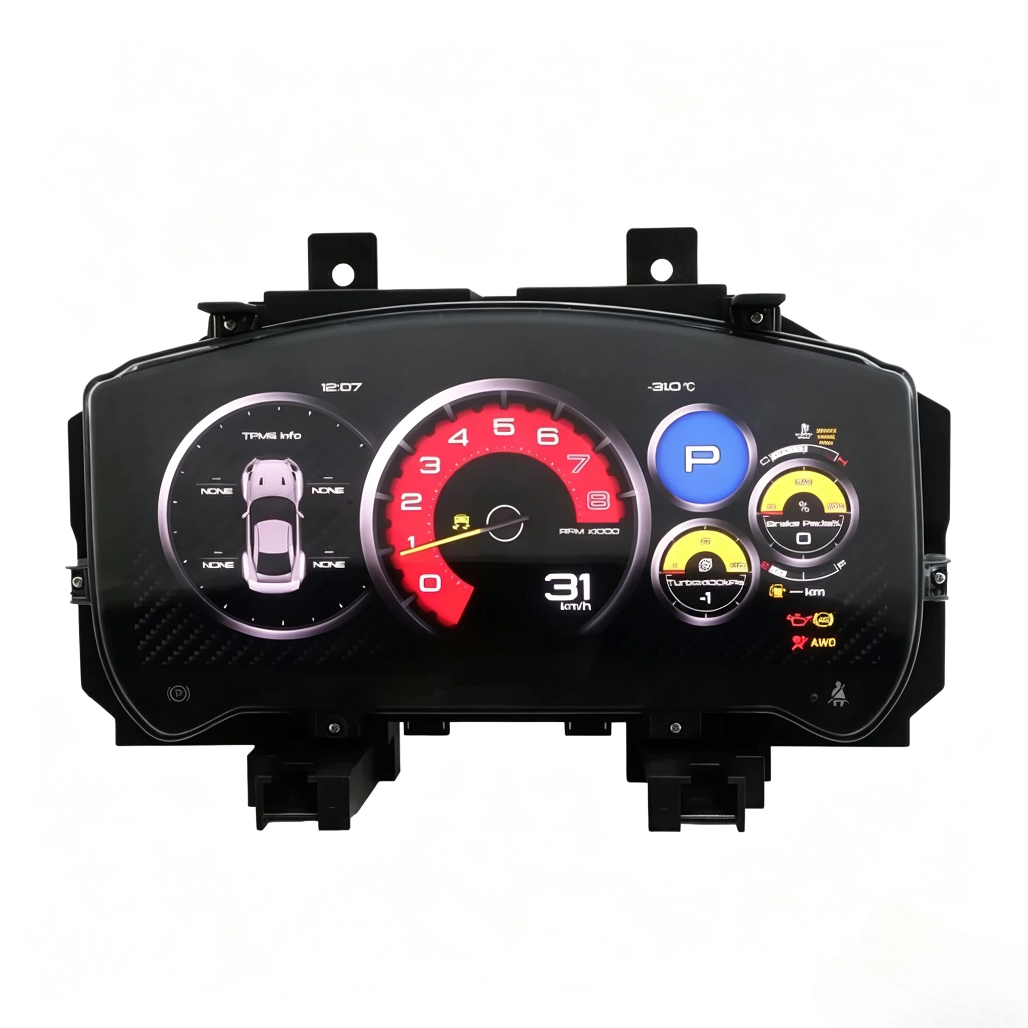 12.3'' Digital LCD Instrument Dash Screen Cluster for GTR GT-R 2008-2015 LCD Dashboard Instrument Display LHD RHD