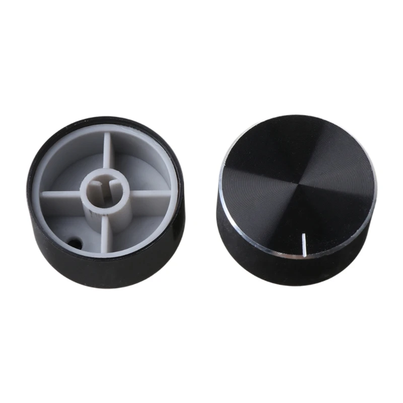 2 Cái 25x13mm D Trục Chiết Áp Xoay Núm Bộ Mã Hóa Điều Khiển Âm Lượng Cho Loa