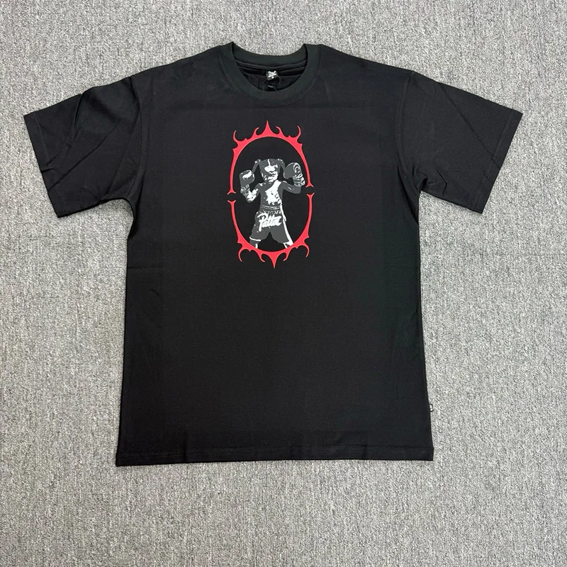 New Arrival PATTA Men's T-shirt Boxer Print Short Sleeved Casual Loose Round Neck High Quality Top Fast Delivery