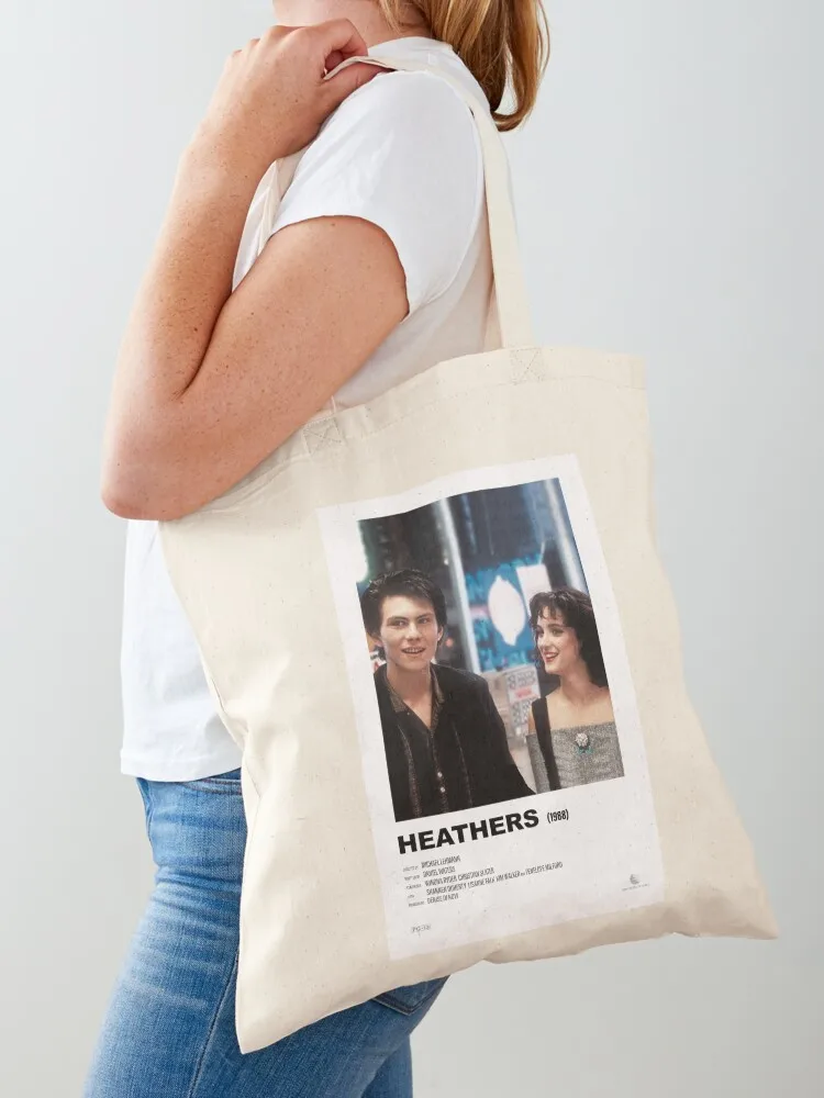Heathers (1988) Alternative Film Poster Tote Bag bags for women Customizable tote bag free delivery bags shopping trolley bag