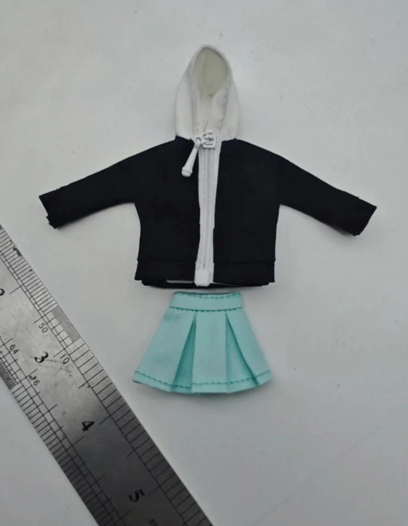 

Custom 1:12th Female Clothes Hoodies Vest&Coat&Skirt for 6" figma gsc figure