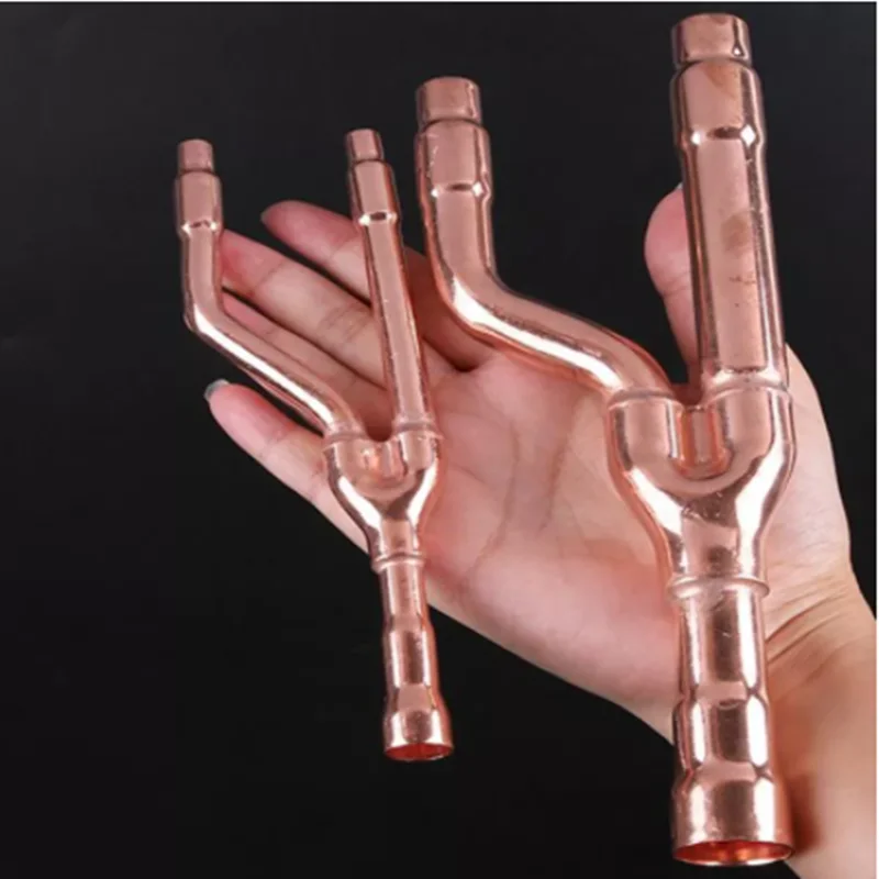 Parti del tubo di rame del tubo di saldatura del dispositivo di diramazione del separatore dell'aria condizionata centrale 1PCS