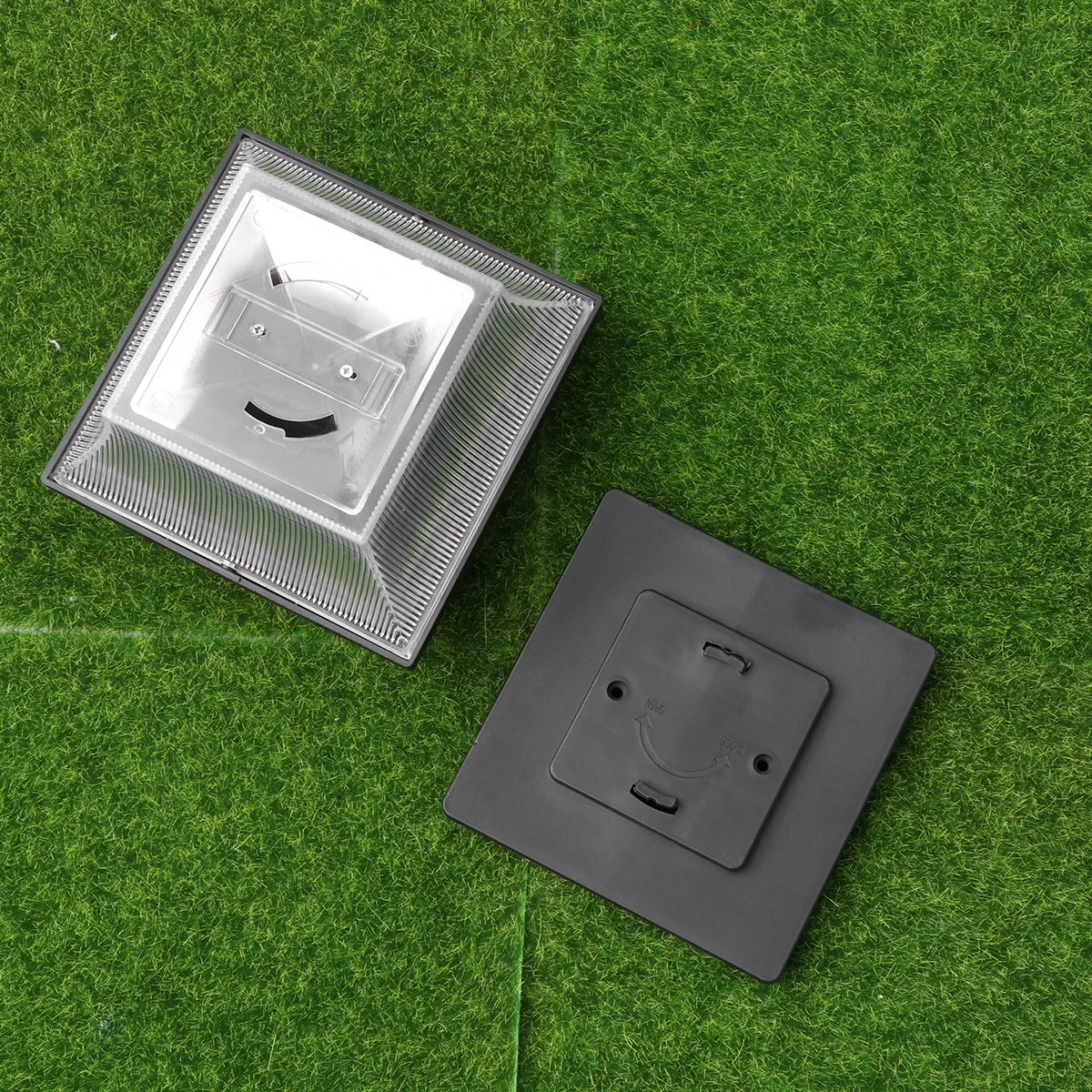 

Solar Fence Lights Durable Waterproof Pillar Post Garden Decoration Black LED Outdoor Solar Powered Lamp Lighting