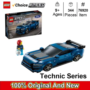 樂高 76920 福特野馬黑馬跑車速度冠軍系列 344 個 DIY 玩具,適合 9 歲及以上男孩女孩兒童 10 最佳銷售 樂高冠軍速度 - №6