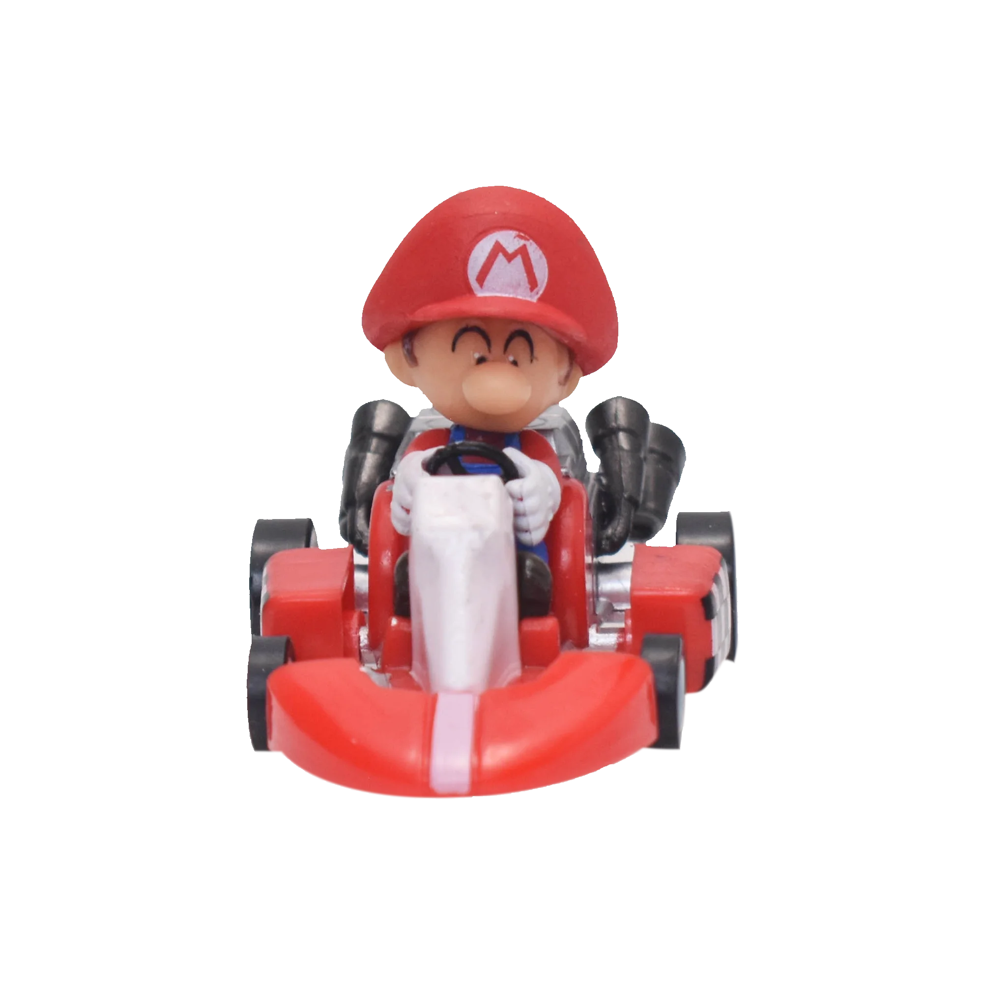 Super Mario Bros Cartoon Racing Game Brinquedos, Luigi Bowser, Action Figure, Figuras do Anime, Cogumelo, Puxar, Presentes, 10 peças