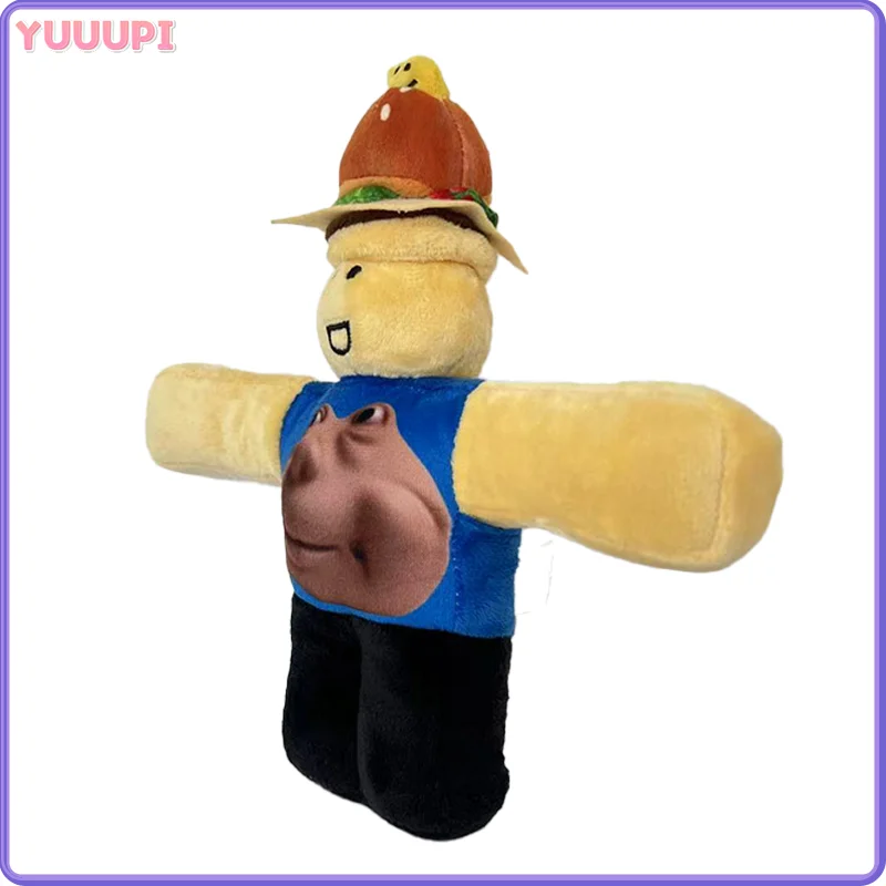 Forsaken Chance jouets en peluche Robot abandonné Hamburger Robot peluche Anime périphérique coton poupées enfants cadeau d'anniversaire figurine d'anime