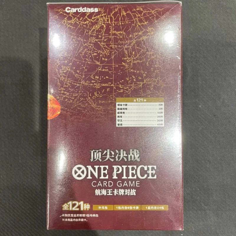 Oficjalny pakiet booster Bandai ONEPIECE OP-02 Summit War Whitebeard Marineford Arc, wersja chińska, karty do gry, anime, zabawki, prezent.