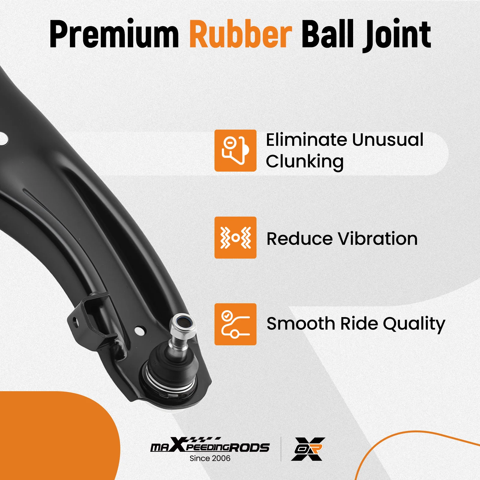 

Front Suspension Control Arm Lower Right For Elantra Veloster 2012-2017 RK622646