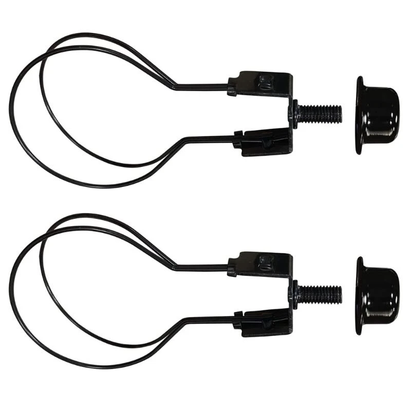 2Pcs Lamp Shade Light Bulb Clip Replacement Lamp Shade Harp Holder Adapter Light Bulb Spring Clip Easy to Install high quality