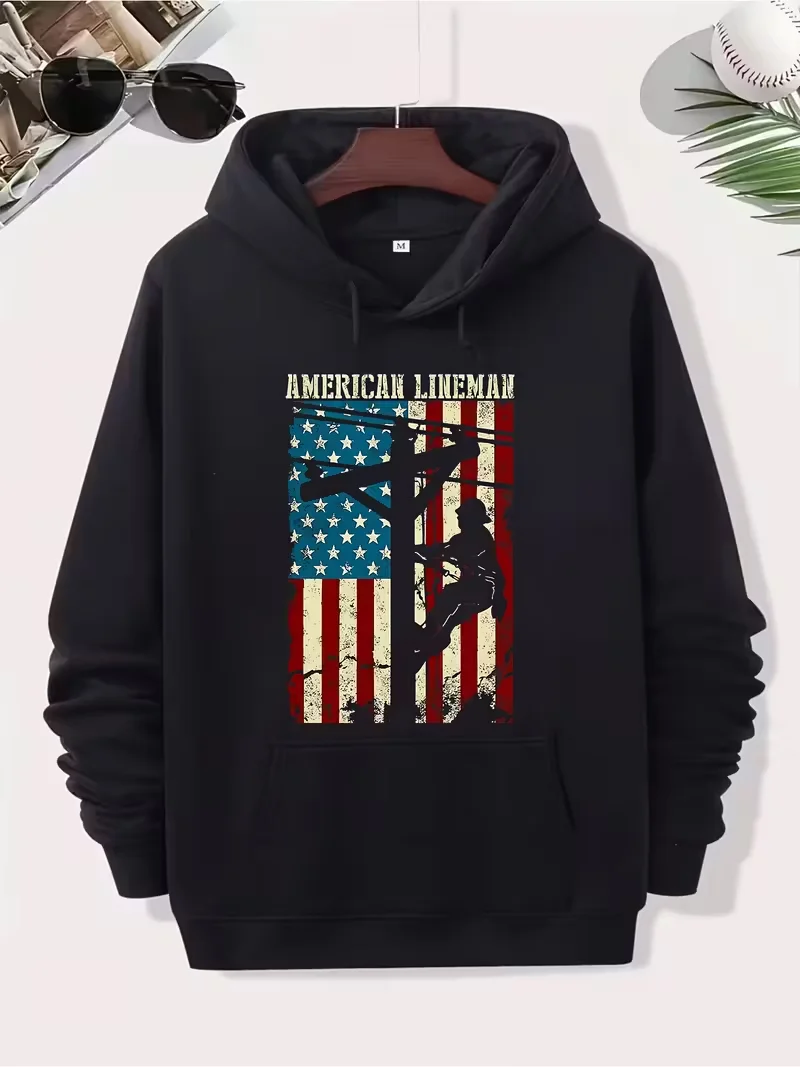 

1 шт. свитер с капюшоном для мужчин - повседневный пуловер, свободная посадка, зимняя теплая толстовка для холодной погоды, свитер с капюшоном, распродажа