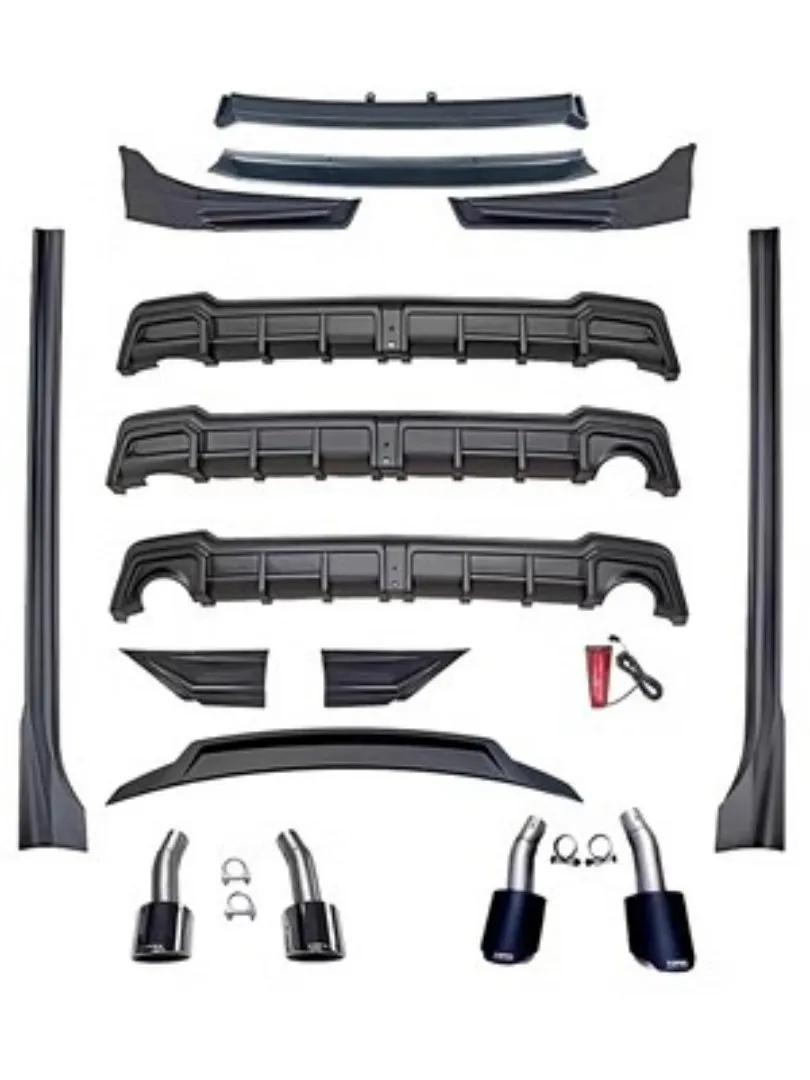

Комплект для тела, передняя, задняя, боковая юбка для губ для Honda civic 11, модифицированные автомобильные аксессуары