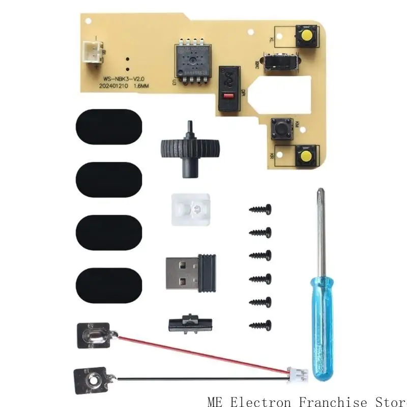 T5EA 3D 인쇄 무선 마우스 부품 인체 공학적 무선 마우스 구성 요소 3D 인쇄 실험실 액세서리 용 무선 마우스