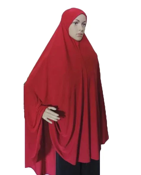 Bufanda Hijab grande Khimar musulmana para mujer, velo superior de Amira, Niqab Nikab Eid Ramdan, ropa de oración, chales islámicos para envolver la cabeza, turbante