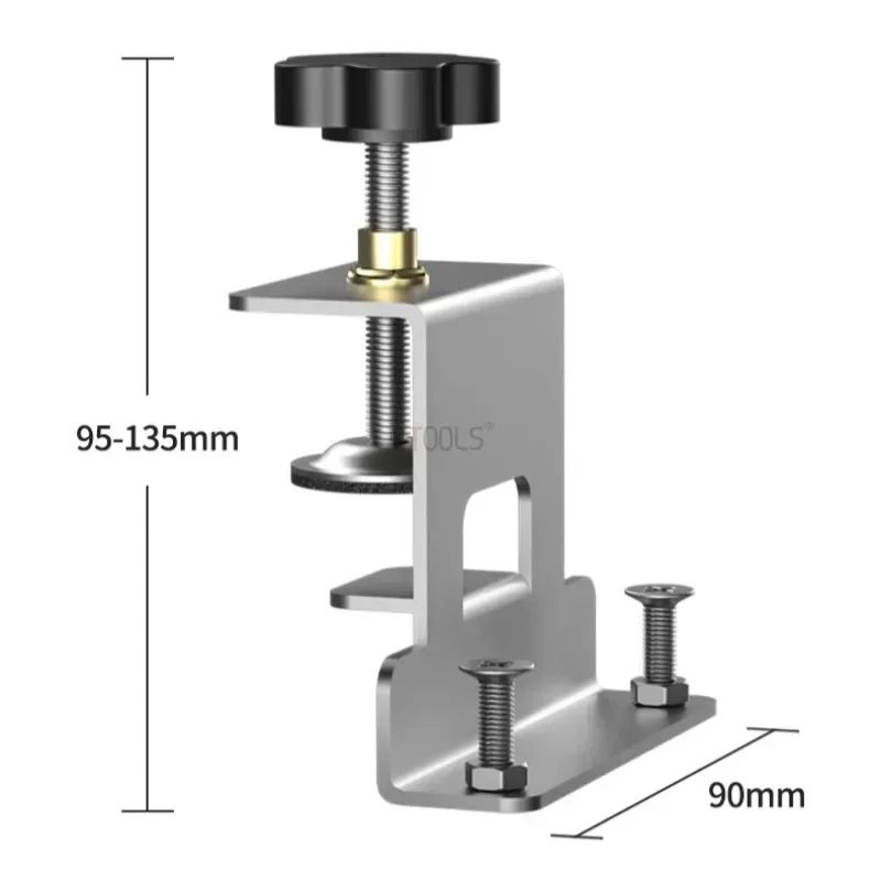 Imagem -06 - Painel de Porta Posição Fixture Instalação Clip Metal Auxiliar Clamp Upgrade Floor Cabinet Montagem Jig Carpintaria