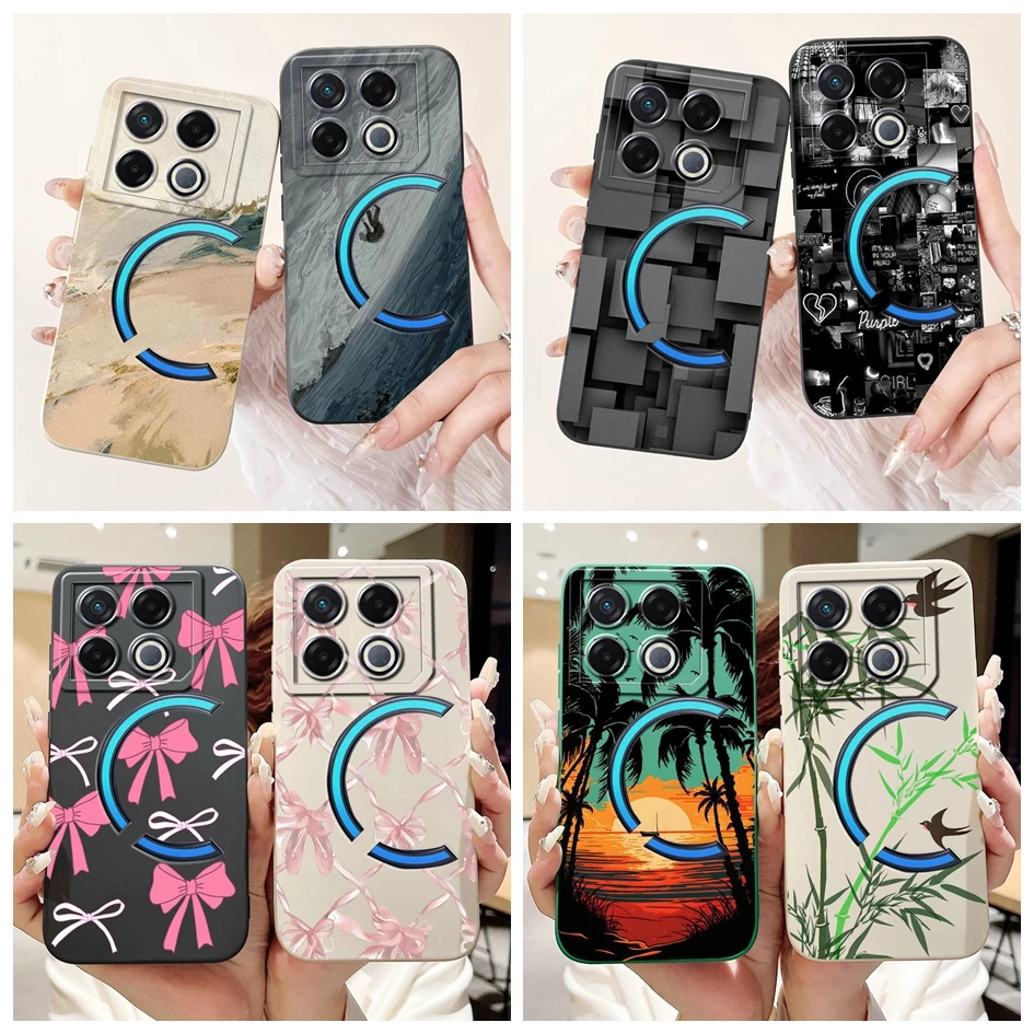 For Infinix GT 20 Pro X6871 Case 2024 Aesthetic Pattern Soft Silicone Shockproof Cover For Infinix GT 10 Pro X6739 GT20Pro Funda